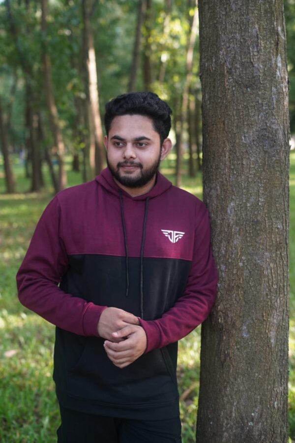 মেরুন কালার প্রিমিয়াম হুডি