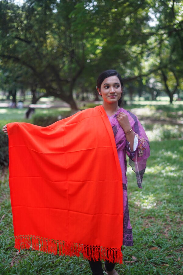 অরেঞ্জ প্রিমিয়াম শাল চাদর